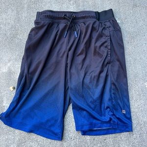 Like New All In Motion Boys Blue And Black Shorts